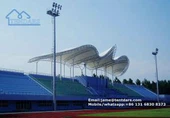 Giant Outdoor Stadium Tent Structure de membrane Structure pour Football Match Bleacher Cover Shade